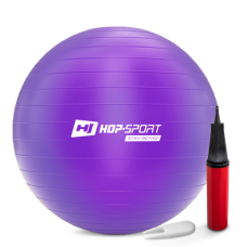 Фітбол Hop-Sport 65cm HS-R065YB violet + насос